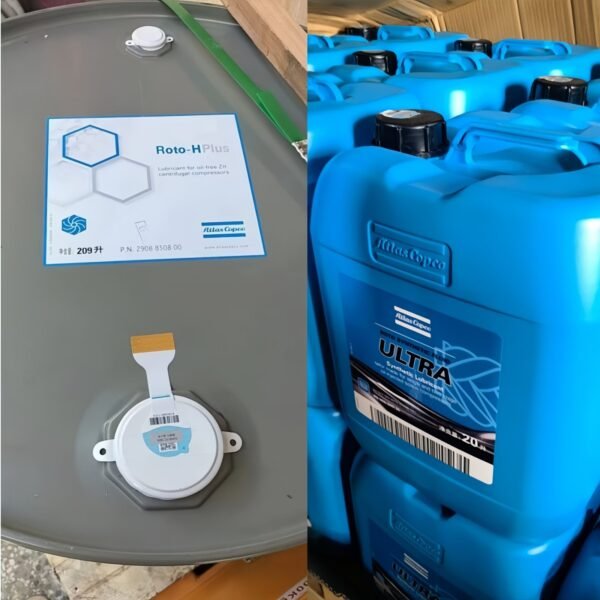 Atlas Copco 1630204100 Roto Synthetic ULTRA Oil Specifications-1000 L ECO container By Air Compressors Parts Genuine Supplier